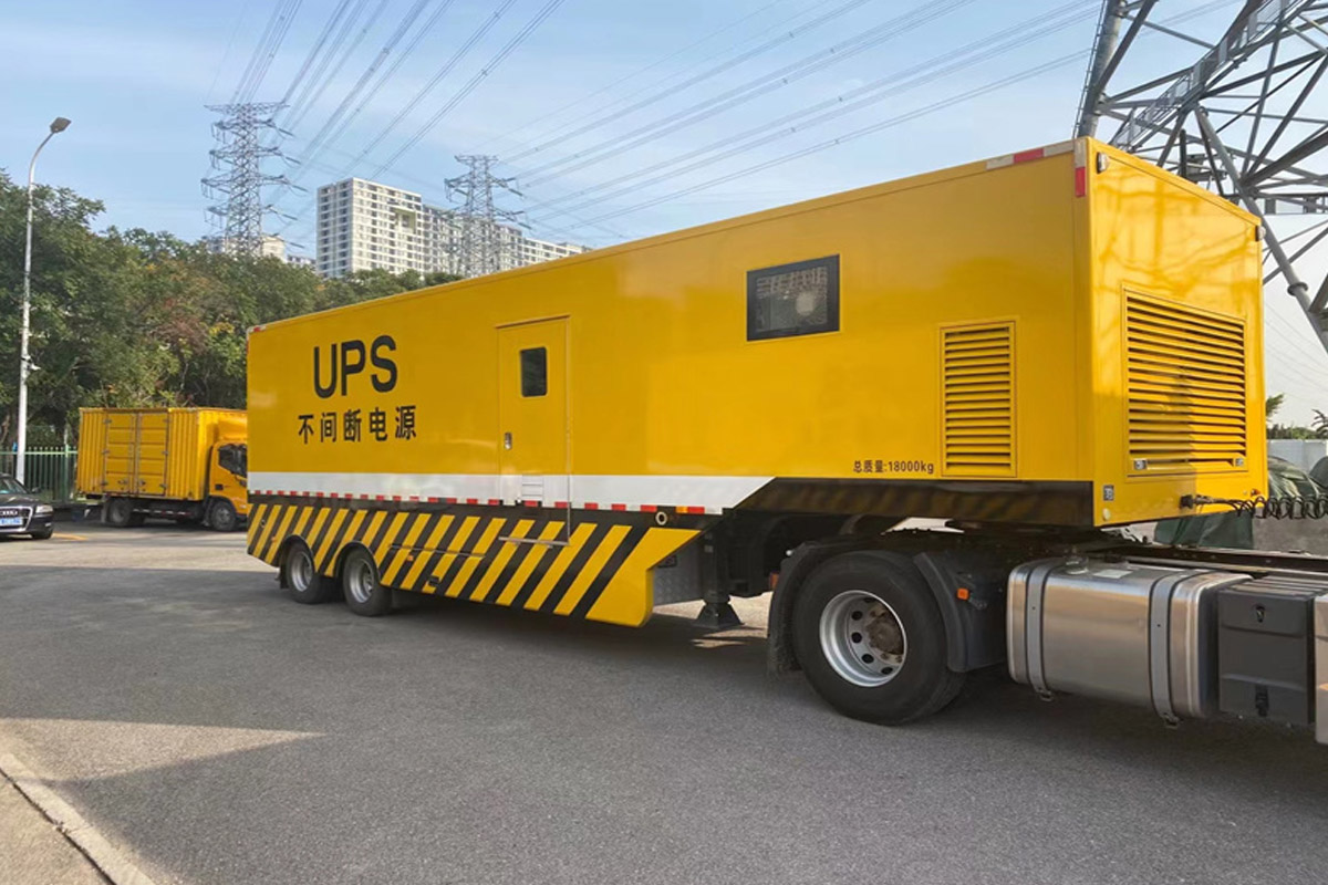 乐山发电机租赁施工现场